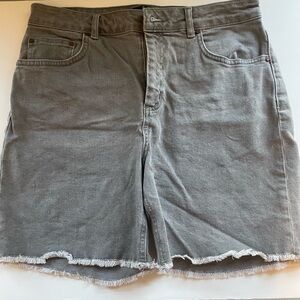 Boden Women’s Salcombe Gray jeans shorts UK12 US8 6”